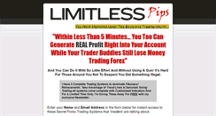 Desktop Screenshot of limitlesspips.com